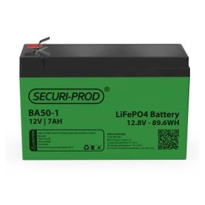 Battery Lithium 12V7AH Securi-Prod LiFePo4