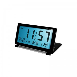 Folding LCD Digital Travel Alarm Clock
