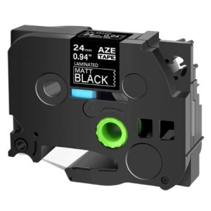 Brother TZE-MQ355 Label-making Tape - White on Black