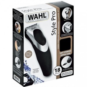 Wahl Style Pro Corded and Cordless Rechargeable 18 Piece Hair Clipper Set
