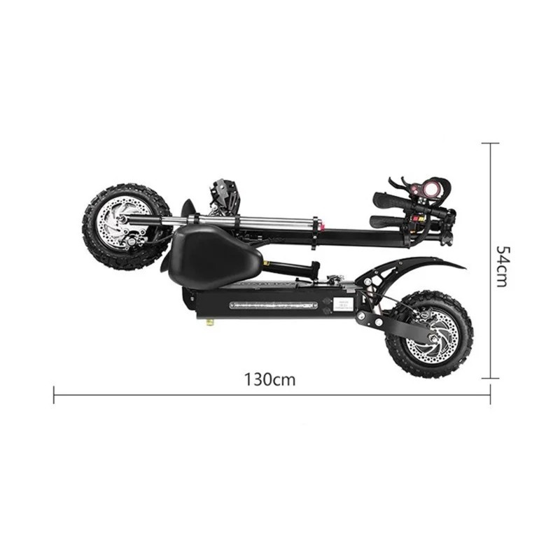 Boyueda Electric foldable scooter-5400W 11 Inch wheel - 60V/28AH