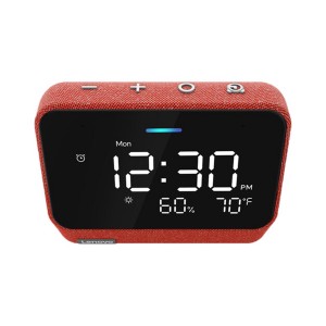 Lenovo Smart Clock Essential - with Amazon Alexa / 4" LED Display / Wi-Fi and Bluetooth