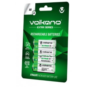 Volkano Extra Series Rechargeable Batteries AA - Pack of 4