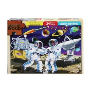 RGS Group Moon Landing Wooden Puzzle - 24 Piece