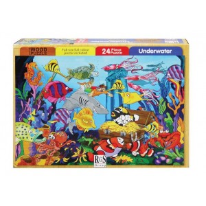 RGS Group Underwater Wooden Puzzle -24 Piece