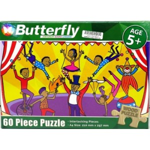 Butterfly 60Pc At The Circus Wooden Puzzle