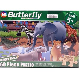 Butterfly 60Pc At The Kruger Park Wooden Puzzle