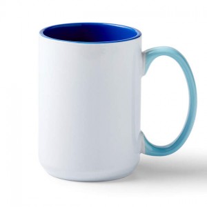 Cricut 2009394 440ml Beveled Ceramic Mug - Blank Ocean 1pc