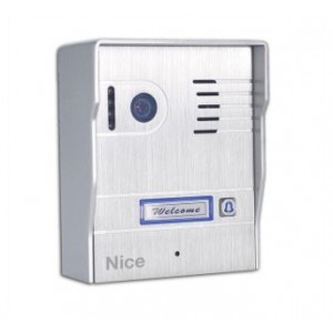 Nice Colour Video Intercom Brushed Aluminium Gate Station