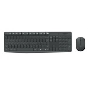Logitech MK235 Keyboard and Mouse Combo - Gray