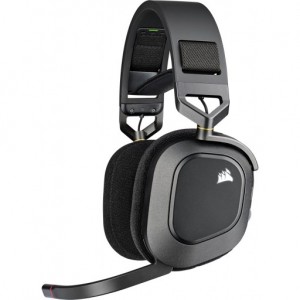 Corsair CA-9011235-AP HS80 RGB Wireless Premium Carbon Black Gaming Headset