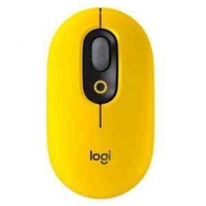 Logitech POP Mouse with Emoji - Yellow