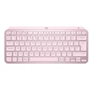 Logitech MX Keys Mini Minimalist Wireless Illuminated Keyboard - Rose