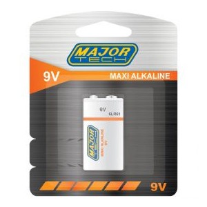 Major Tech - 9V Maxi Alkaline Battery 1 piece