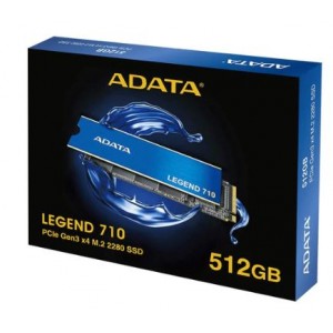 Adata Legend 710 M.2 2280 512GB PCIe 3.0 NAND NVMe Internal SSD