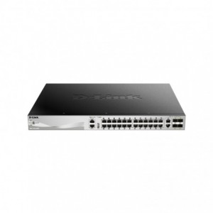 D-LINK 30 PORT LITE LAYER 3  POE SWITCH - 24X 1GBE PORTS 2X 10GBE PORTS 4X 10GBPS SFP+ PORTS 370W POE BUDGET RACKMOUNT FORM FACTOR