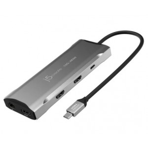 J5 Create JCD397 4K60 Elite USB-C Triple-Monitor 10Gbps Mini Dock