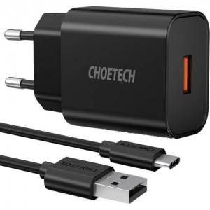 Choetech Quick Charge 3.0 18W 3A USB Fast Wall Charger