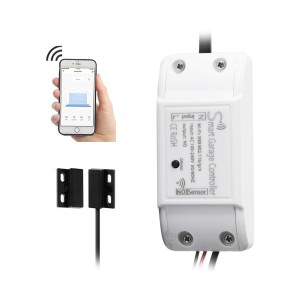 Smart WiFi Garage Gate Motor Controller Opener - Compatible with Alexa and Google Home