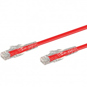 Linkqnet 30m RJ45 CAT6 Anti-Snag Moulded PVC Network Flylead – Red
