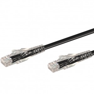 Linkqnet 30m RJ45 CAT6 Anti-Snag Moulded PVC Network Flylead – Black