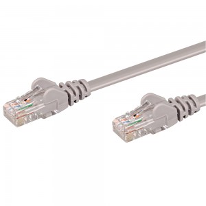 Linkqnet 3m RJ45 CAT5E Anti-Snag Moulded PVC Network Flylead – Grey