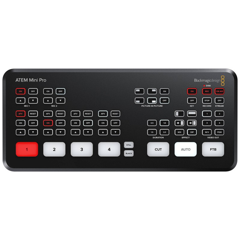 Blackmagic Design ATEM Mini Pro - 4 Channel Live Stream HDMI  Switcher