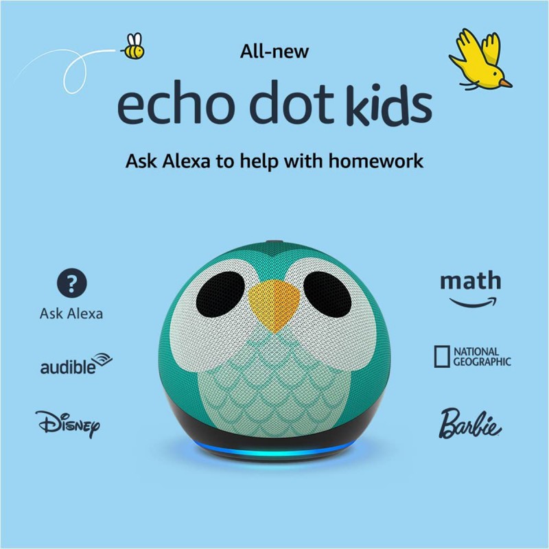 Echo Dot Kids 5 Generacion Version 2023 Alexa Dragon