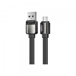 Remax RC-154M 1m Flat USB To Micro USB Cable - Black