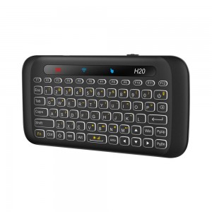 Zoweetek 2.4Ghz Wireless Ultra Mini Backlit Touch-Pad Keyboard - Black