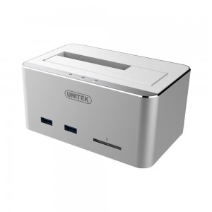 Unitek USB3.0 Multifunctional Docking Station with 2-Port USB3.0 + SD Card Reader and UASP Function (Y-1092)