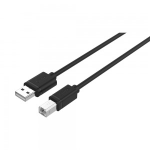 Unitek Y-C430GBK 1m USB2.0 A-Male to B-Male Cable