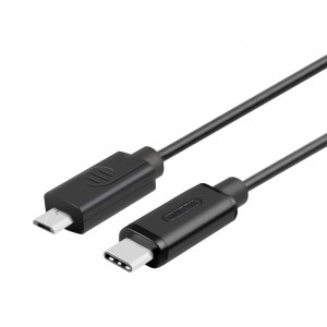 Unitek 1m USB2.0 Type-C to Micro USB Cable (Y-C473BK)