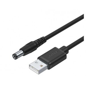 Unitek 1.5m USB to 5.5/2.5M DC Adapter (Y-C4046BK)