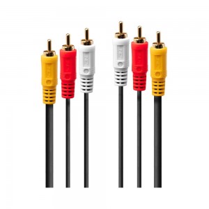 Lindy 3x RCA Premium AV Cable
