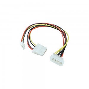 Lindy Molex Male to Molex Female and 3.5" Power Adapter (33127)