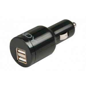 Lindy 2-Port USB Car Charger 5V UP to 3.1A (73334)