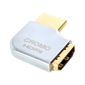 Lindy CROMO HDMI Male to HDMI Female 90 Degree Right Angle Adapter - Right (41507)