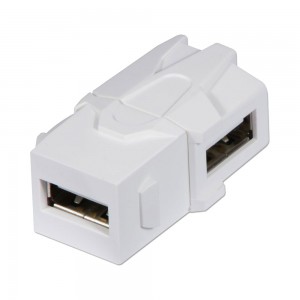 Lindy USB to 90 Degree USB Snap-in Keystone (60491)