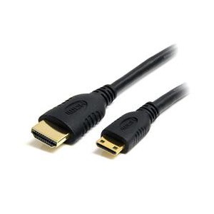 Startech 2m High Speed HDMI Cable with Ethernet - HDMI to HDMI Mini- M/M