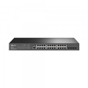 TP-Link TL-SG3428 JetStream 24-Port Gigabit L2 Managed Switch with 4 SFP Slots