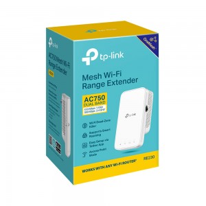 TP-Link AC750 750Mbps Dual Band Mesh Wireless Range Extender (RE230)