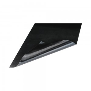 Fine Ribbed Rubber Flooring - 500mm x 3mm - Sold Per Meter - Black