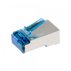 CAT6 RJ45 High Quality Shielded Connector - Blue