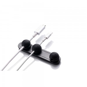 Magnetic Cable Holder - Plus - Black (CH-0204)