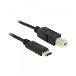 Delock 1M USB 2.0 Type-C to Type-B Cable (83601)