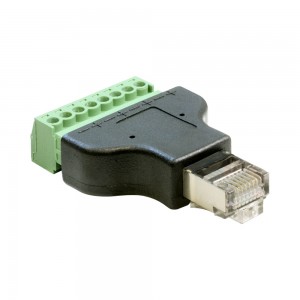 Delock Adapter RJ45 Male - Terminal Block 8-Pin (65389)
