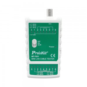 ProsKit Mini LAN Cable Tester (RJ45-RJ11-12-22-BNC)