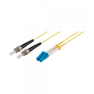 LinkQnet Fibre 10m Duplex ST/LC Single Mode (9/125) LSOH Cable