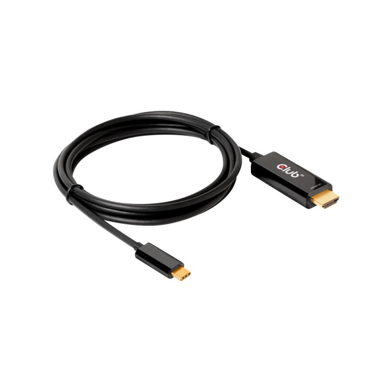 Club3D 1.8m 4K @60Hz HDMI Male to Type-C Male Active Cable (CAC-1334 ...